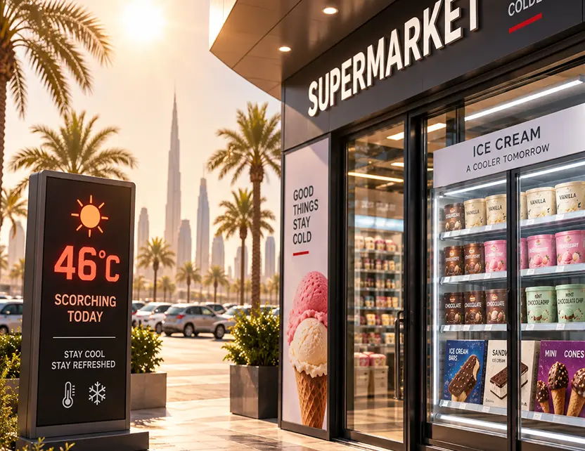 Frozen dairy refrigeration