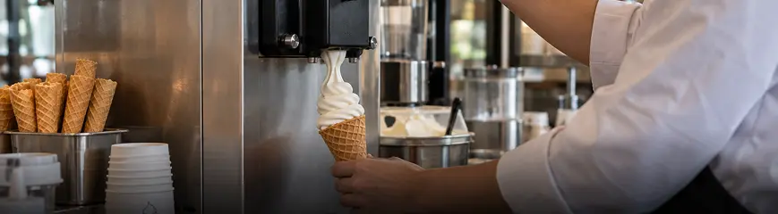 Soft serve and batch freezers