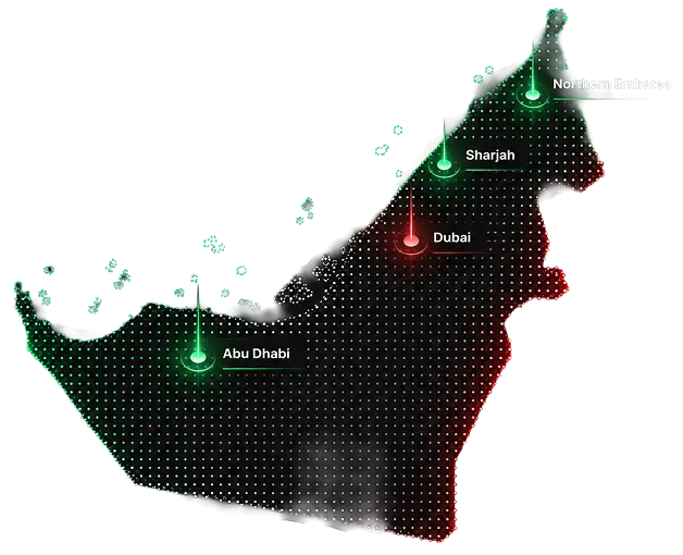 UAE Market Coverage Map